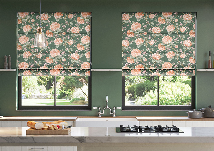 Bouquet Velvet, Springwood - Twist&Fit Roman Blind - Image 3
